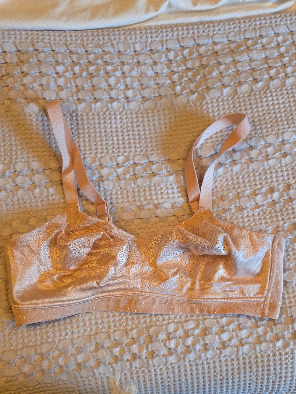 Wacoal Light Pink Lace Wireless Bralette